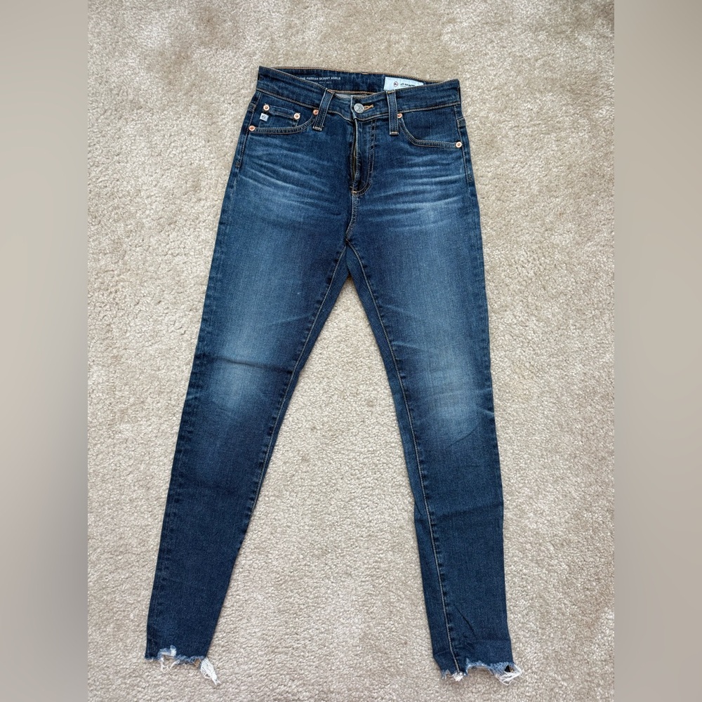 AG Adriano Goldschmied Women's Skinny Jeans - Dark Blue